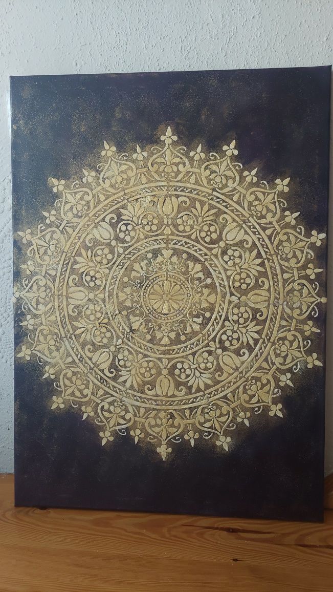 Mandala  obraz rękodzieło