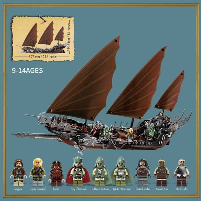 Set / Kit Barco The Lord Of The Rings / The Hobbit (compatível lego)