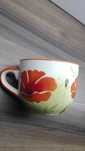 Ceramiczna doniczka w maki w kształcie kubka 450 ml