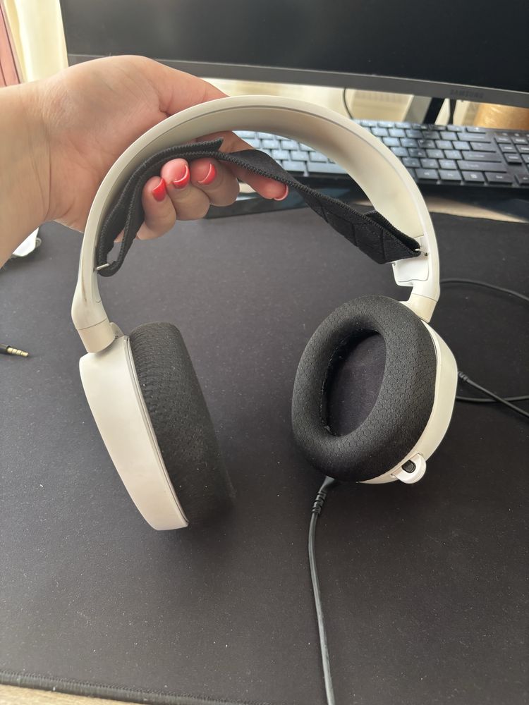 Навушники з мікрофоном Steelseries Arctis 3 Edition White 61506
