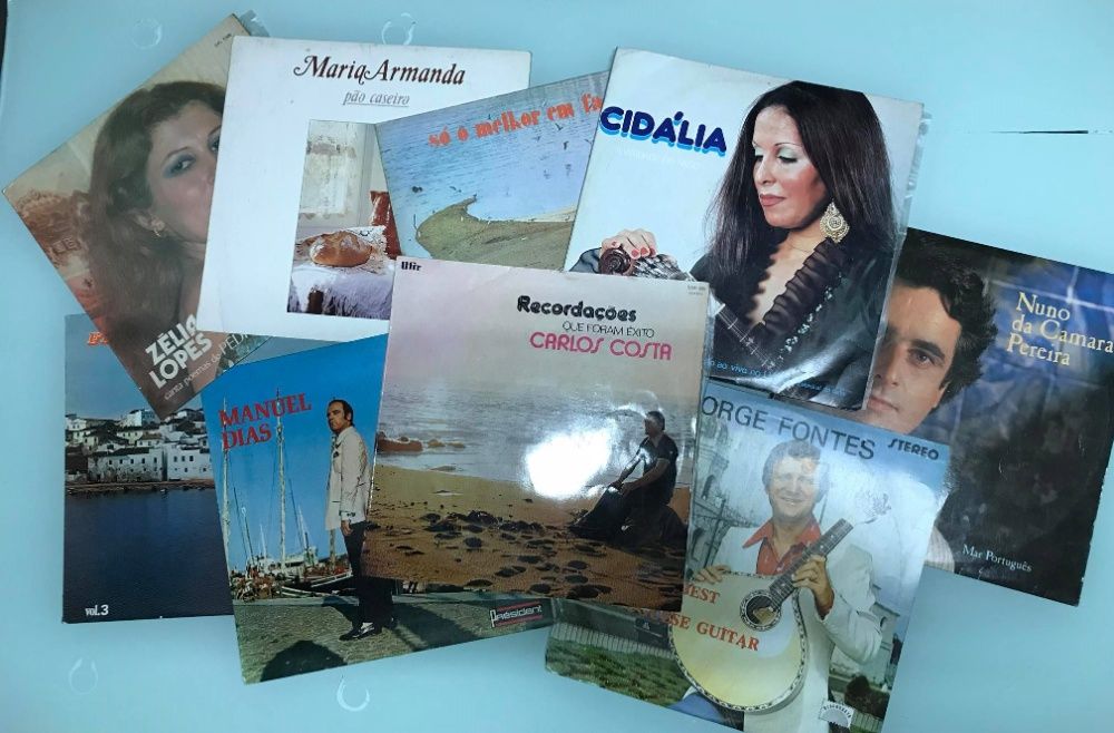 Vinyl - Lote 3 discos de Fado (alguns raros)