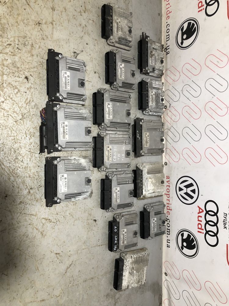 Блок управления двигателя ЕБУ Vw passat tiguan golf skoda