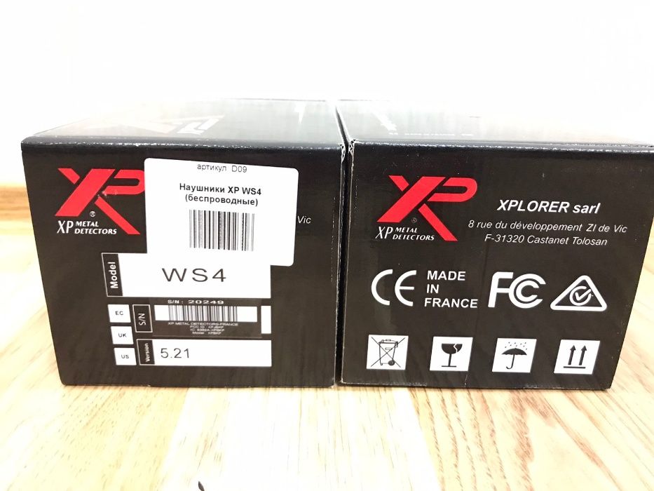 Беспроводные наушники для XP DEUS WS4 ( новые с гарантией )