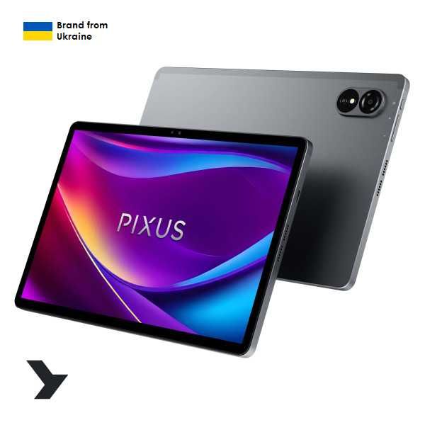 Планшет Pixus Deon 10,95 HD IPS 6/128GB Wi-Fi + 4G LTE 8000 mAh графіт
