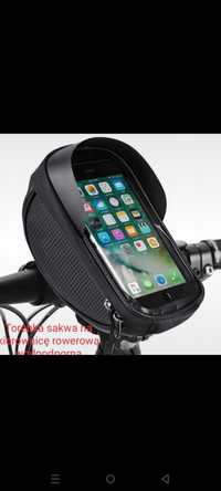 Etui na kierownicę rowerową telefon+torebka