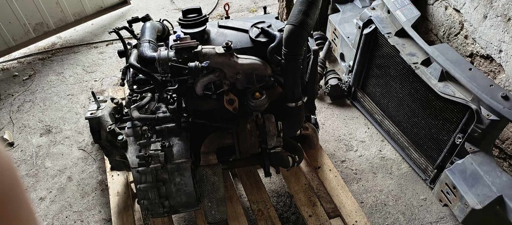 Silnik 1.9 TDi AUY 115 km kompletny ze skrzynią i wiązką