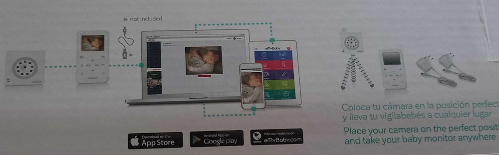 Câmera para bebé (vídeo monitor)