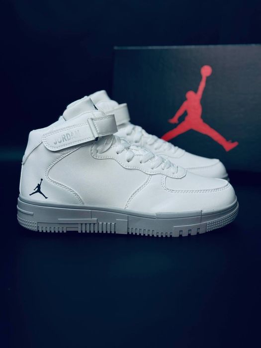 Nike Jordan Retro мужские белые зимние кроссовки Найк Джордан ретро