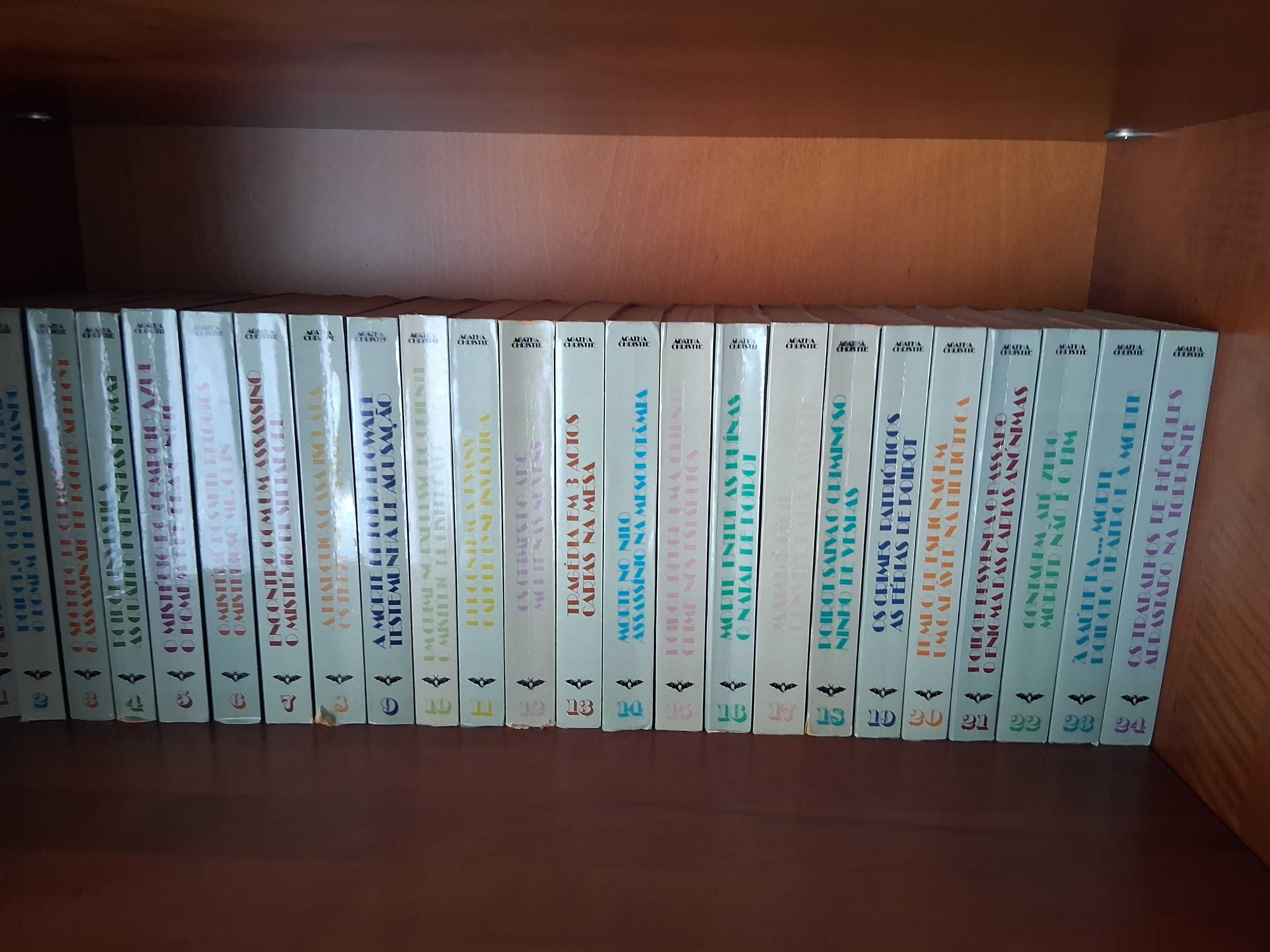 Colecção completa de livros Agatha Christie
