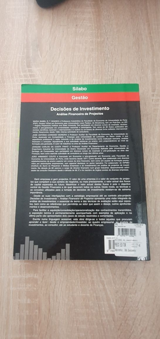 Livro Decisões de Investimento