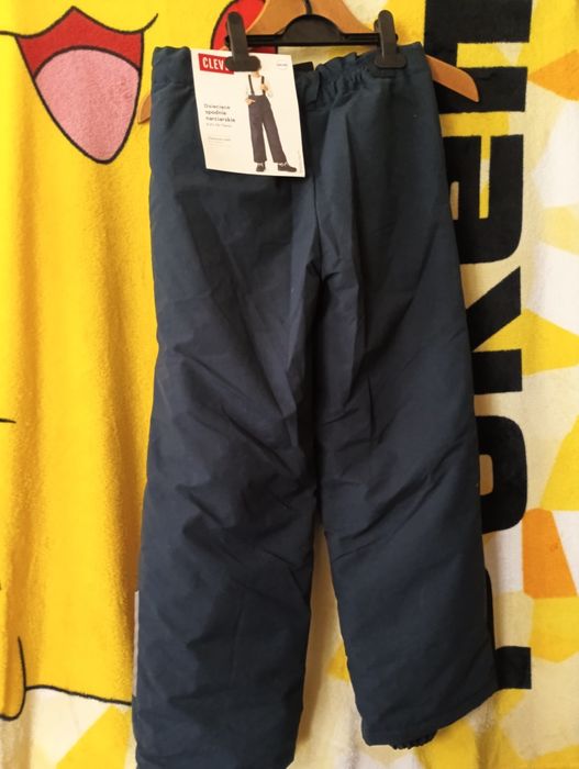 Spodnie narciarskie chłopiece 134/140
