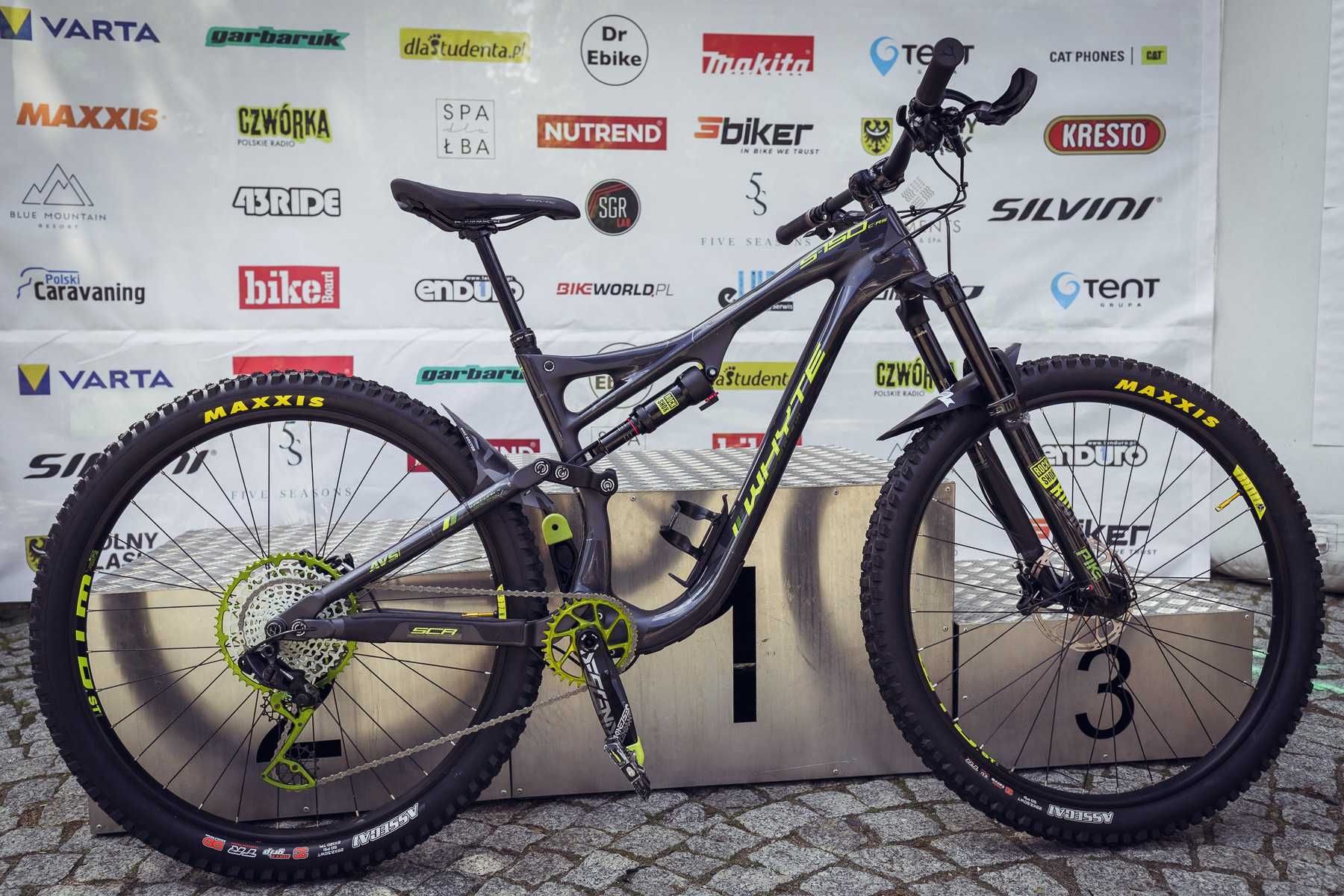 Rower Whyte S-150C RS rozmiar M full enduro trail + części Garbaruk