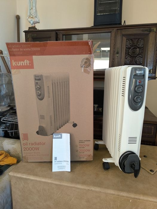 Aquecedor a óleo. Kunft 2000 w