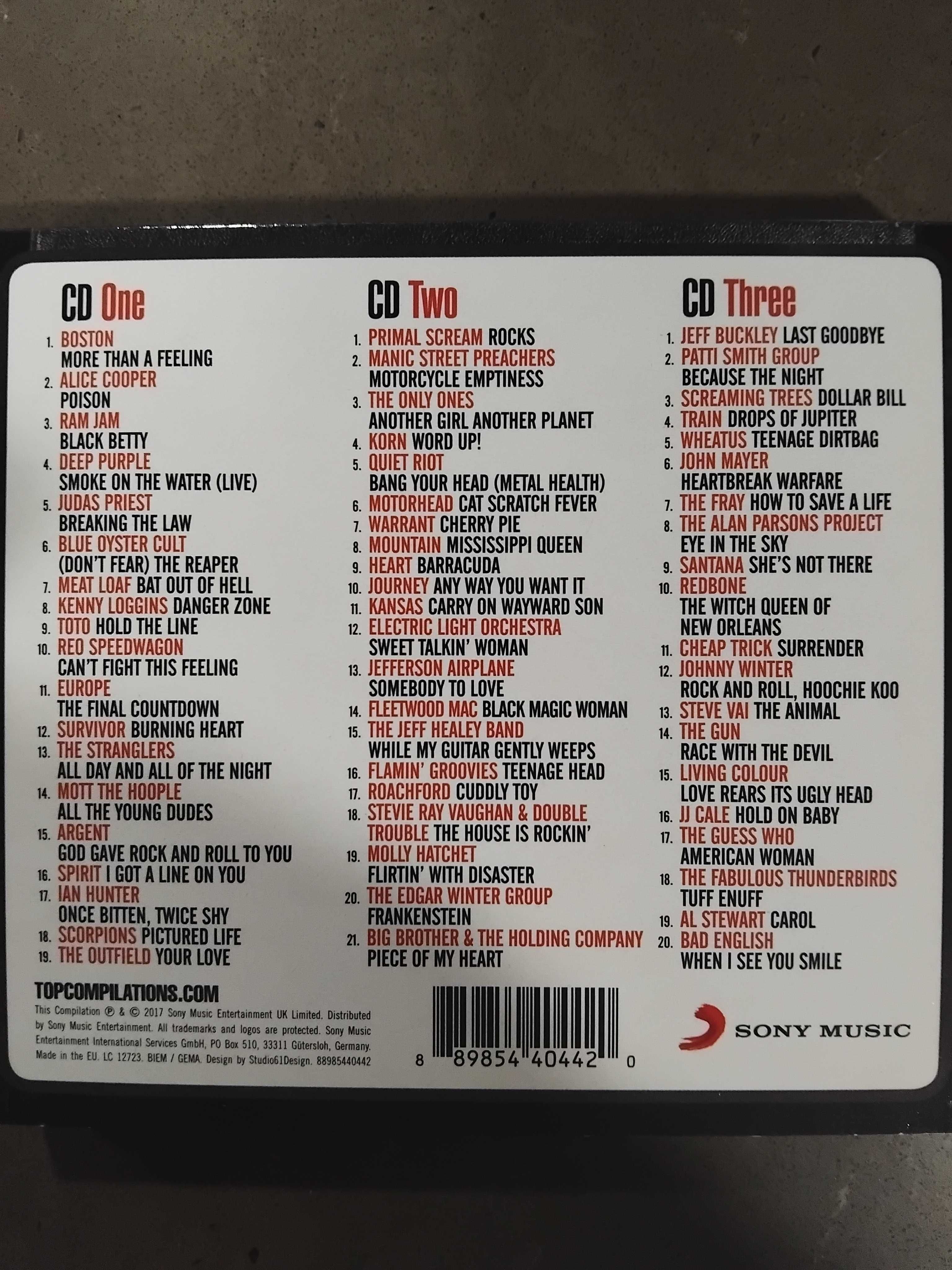 The classic Rock caixa com  3 cds