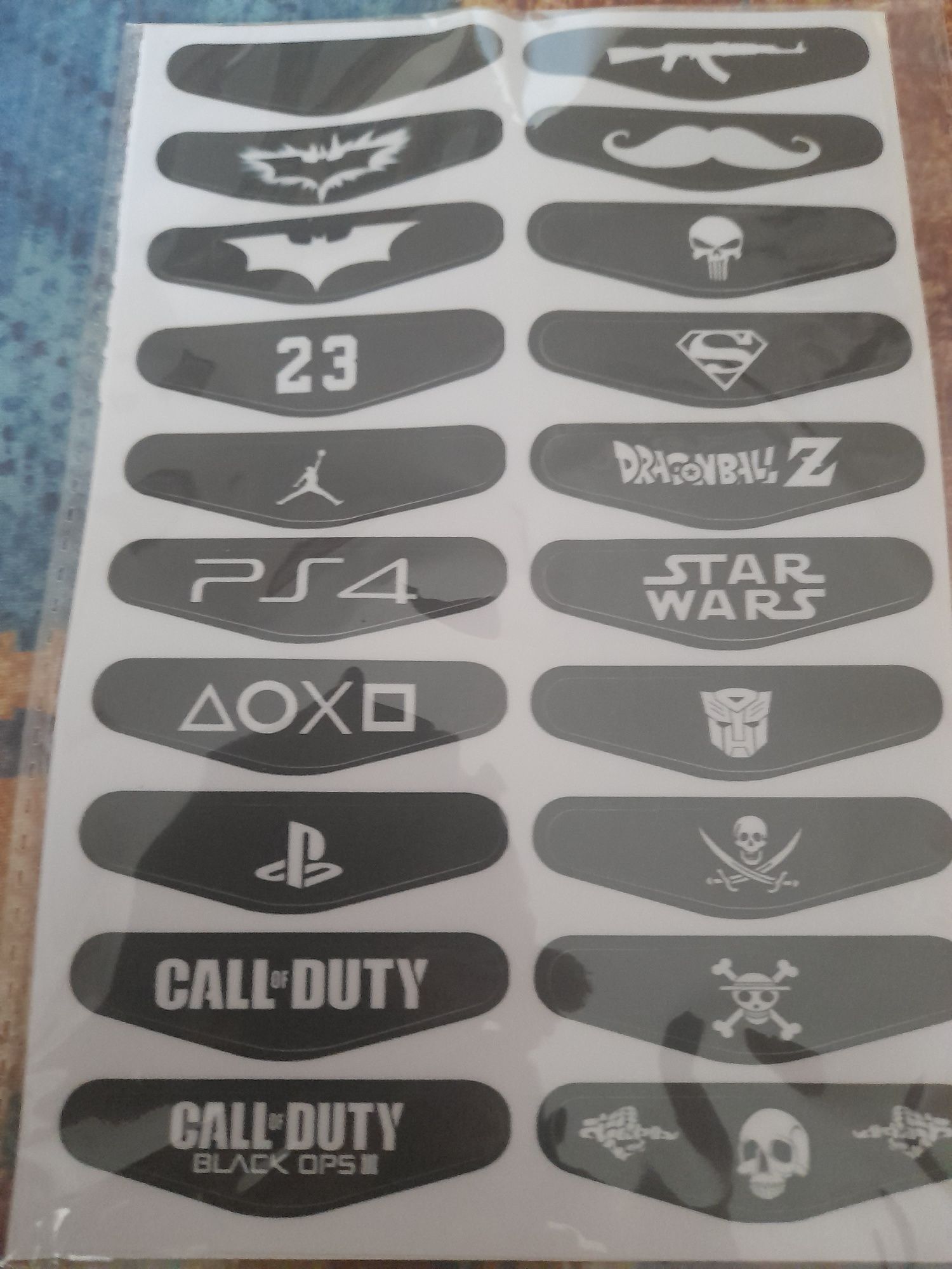 Stickers para comandos ps4