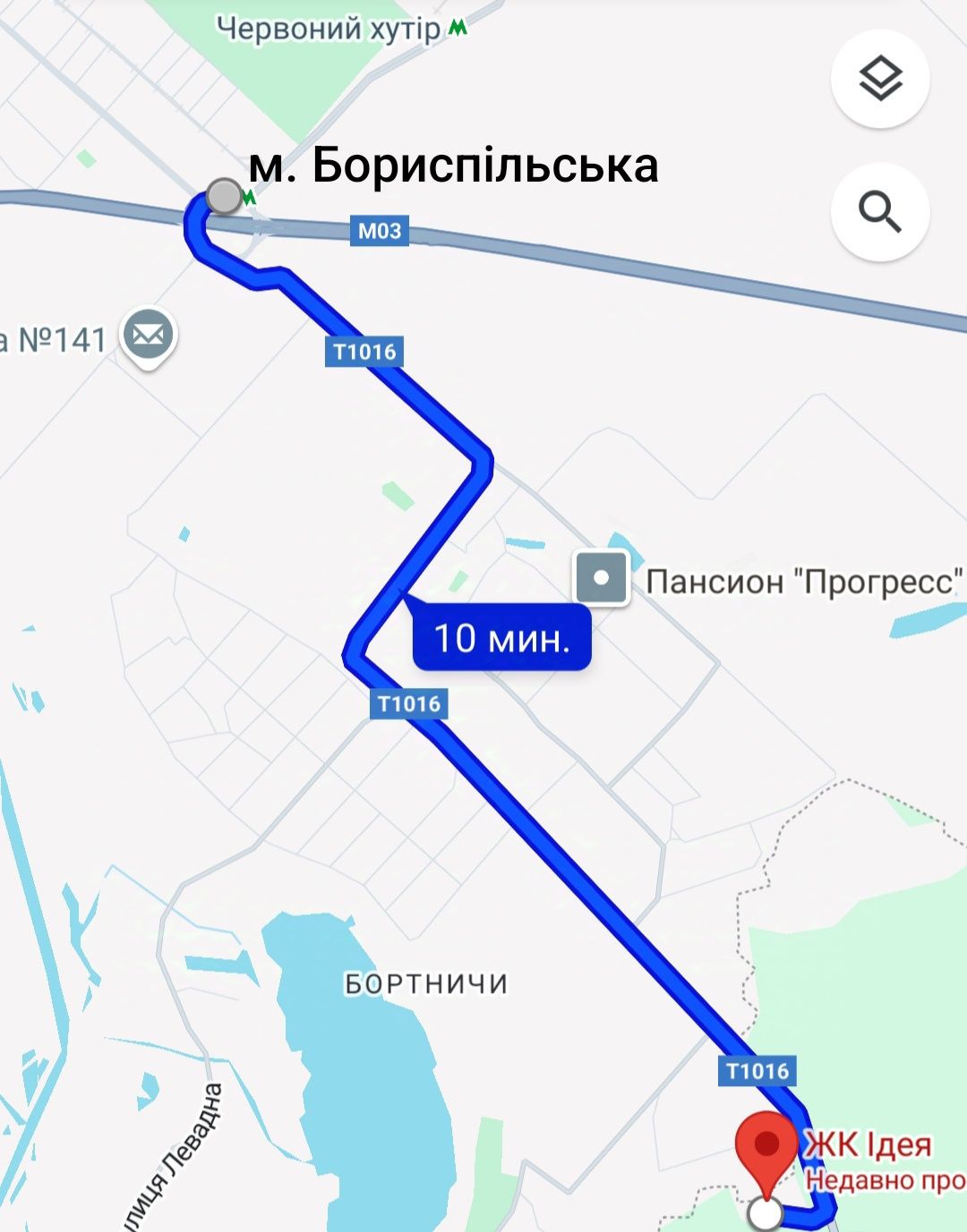 м. Бориспольская 5км, 2комнатная в ЖК Идея