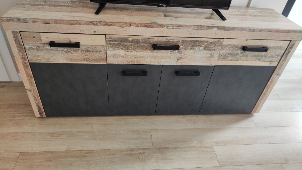 Komoda duża loft retro