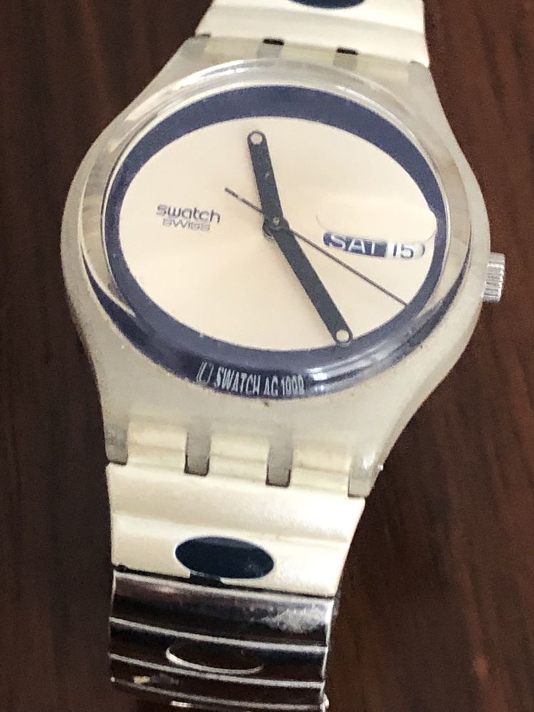 Zabytkowy zegrek damski szwajcarskiej marki Swatch Swiss Made Vintage