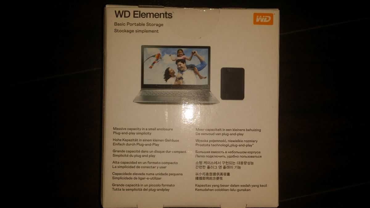 WD Western Digital Elements 1TB nowy dysk zewnętrzny portable USB 3.0