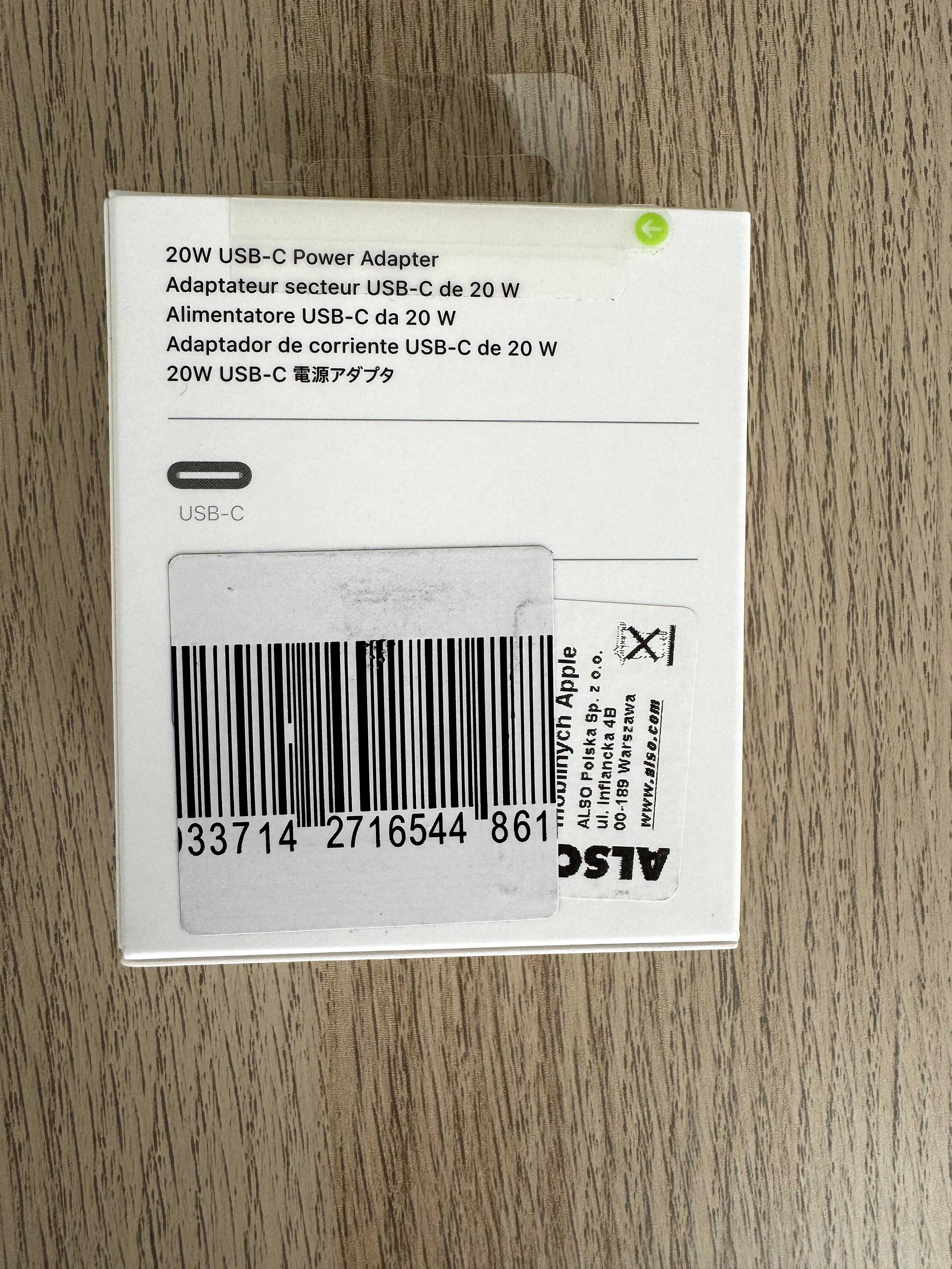 Power Adapter Apple 20W USB-C