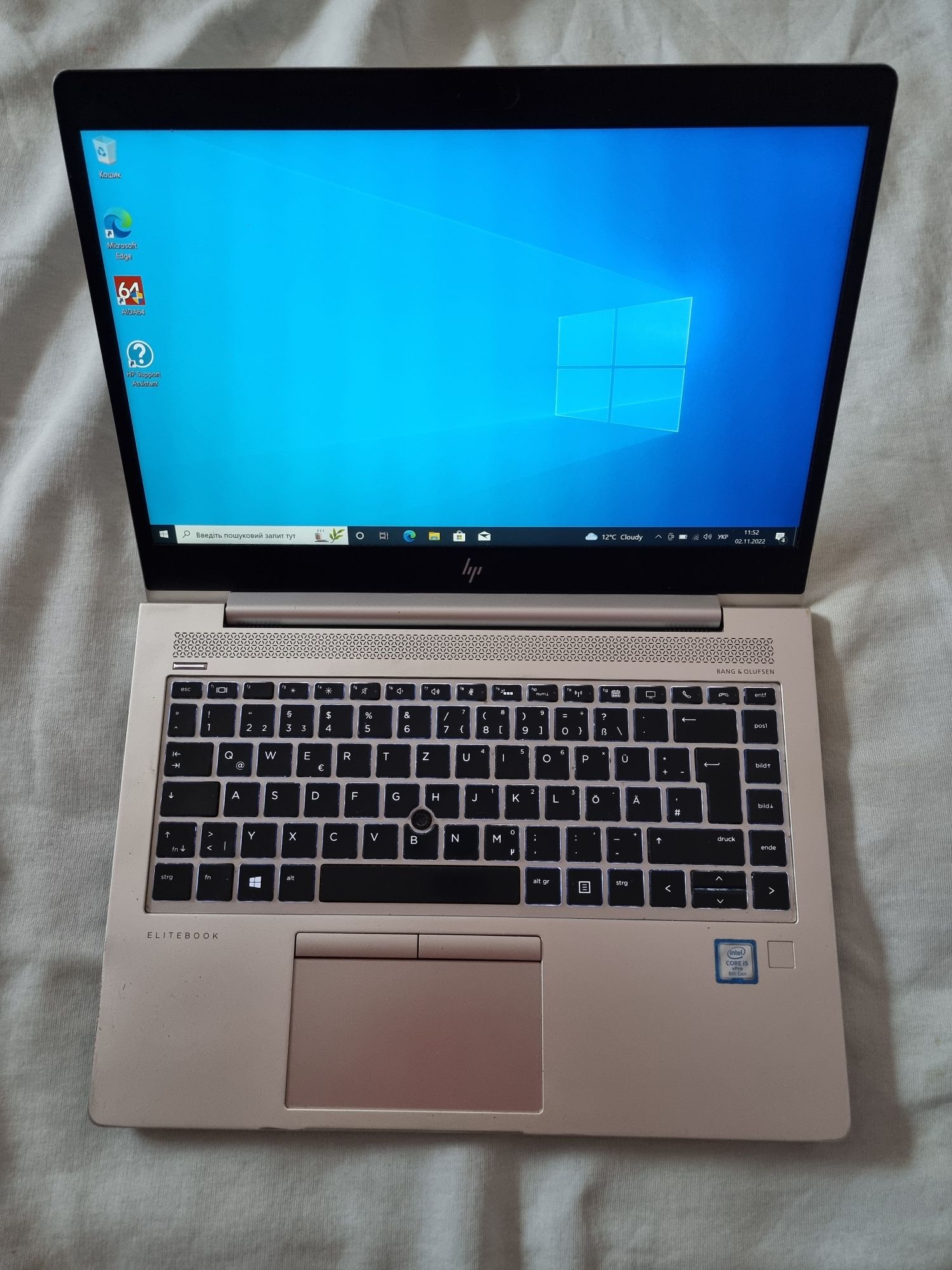 HP Elitebook 840 G5 14" IPS FHD Intel Core i5-8350U 8GB SSD 128GB