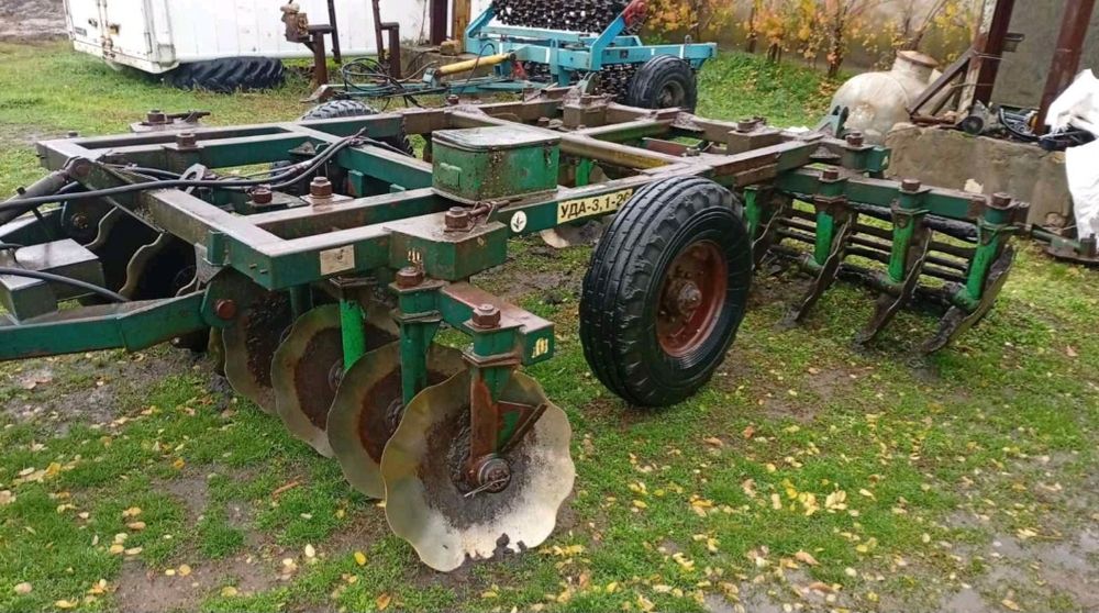 Борона дискова УДА-3.1, Білоцерківмаз, причепна, 2005 р,в