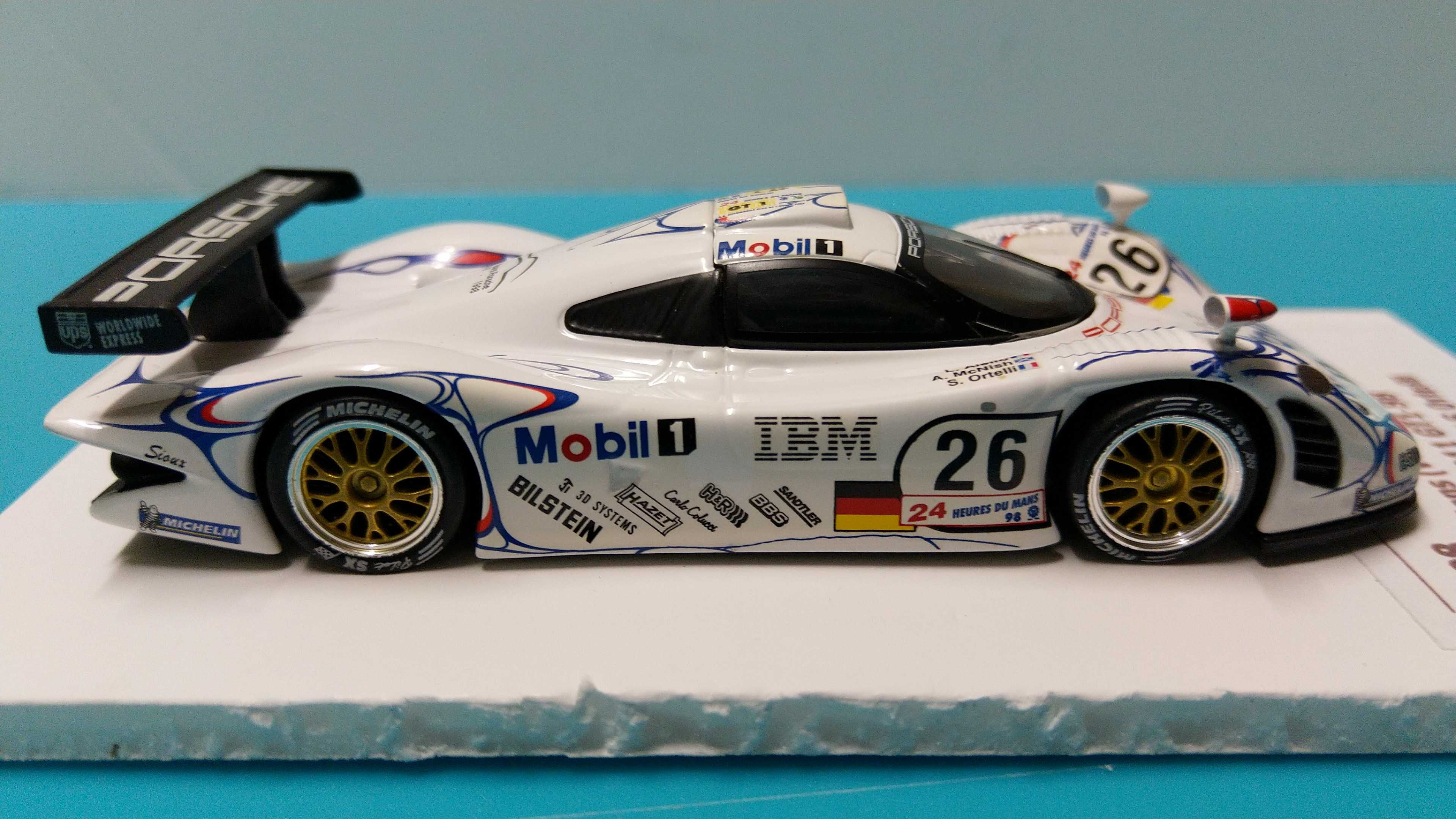 Porsche 911 GT1 #26 - Vencedor 24h Le Mans 1998 - Altaya/IXO esc 1/43