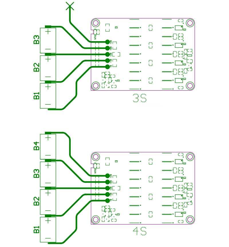 Balanser aktywny Li-ion Lifepo4 , 4S -3S balans 5A