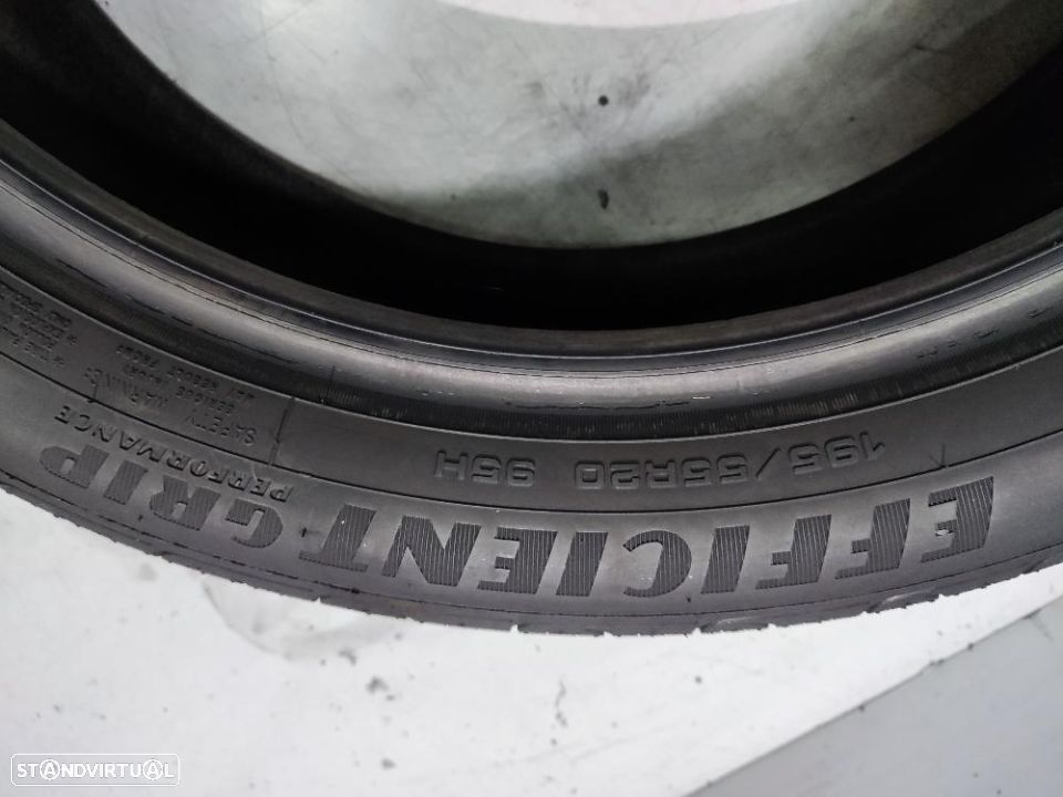 2 pneus como novos 195-55r20 good year - oferta dos portes