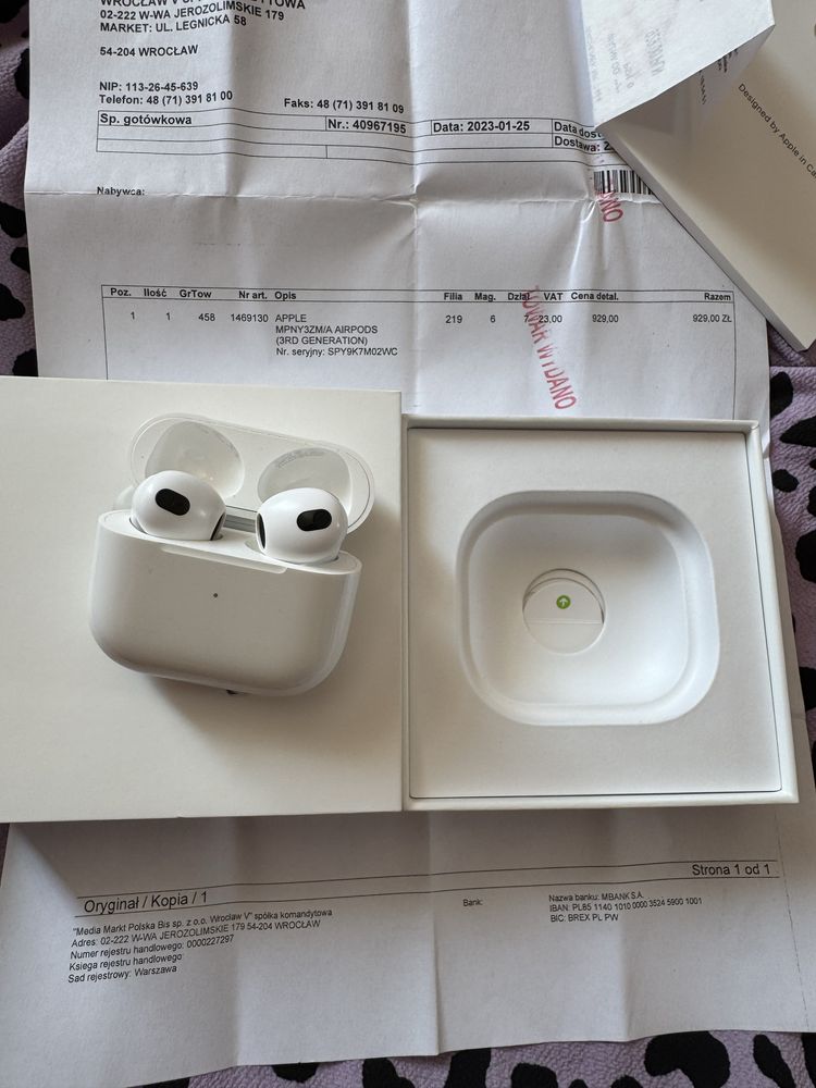 Airpods 3 gen  чек