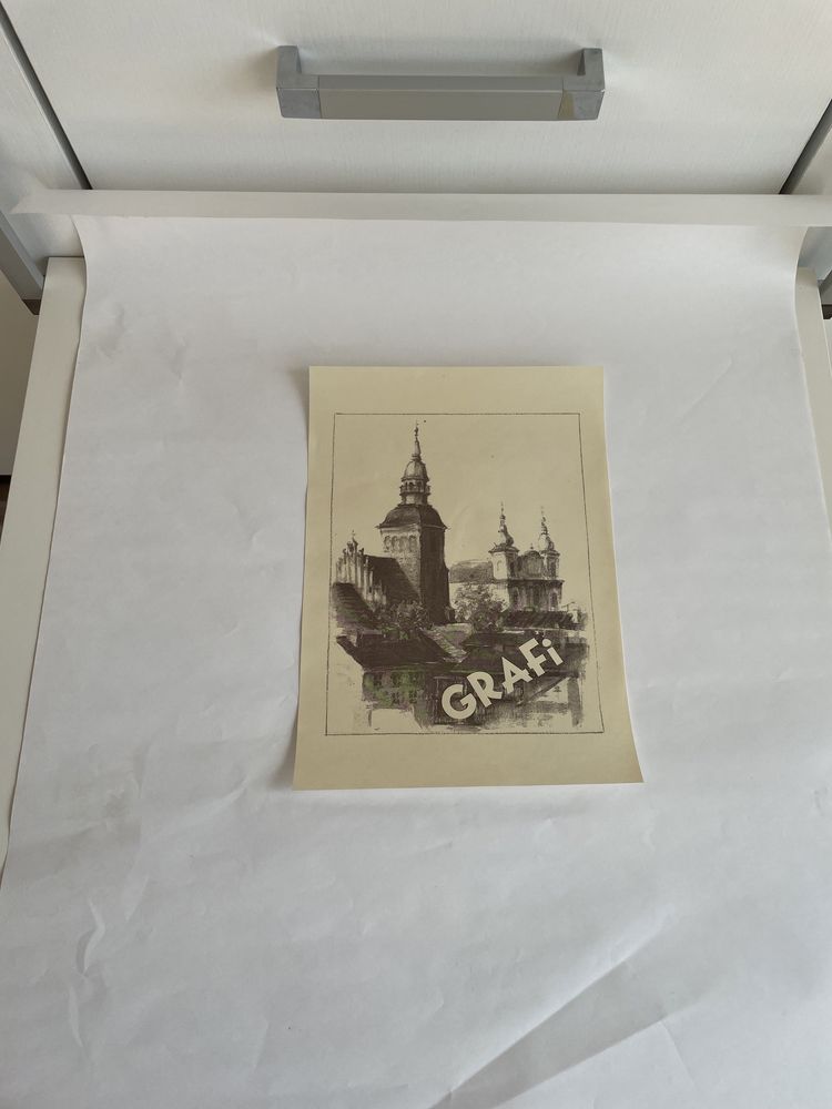 Plakat szkic grafi