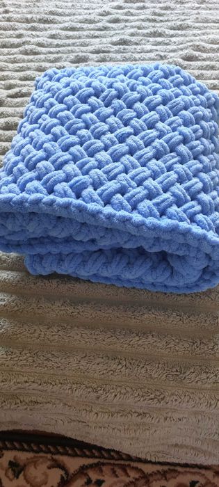 Плед, ковдра, конверт на виписку, дитячий в'язаний,  ручна робота