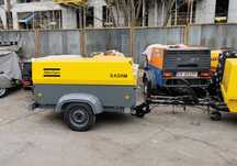 Sprężarka śrubowa Atlas Copco XAS 67 Zarejestrowana  2011 rok