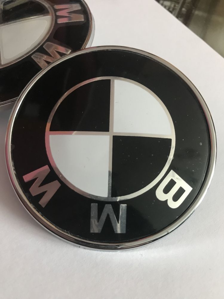 Emblemat/logo bmw czarno-białe