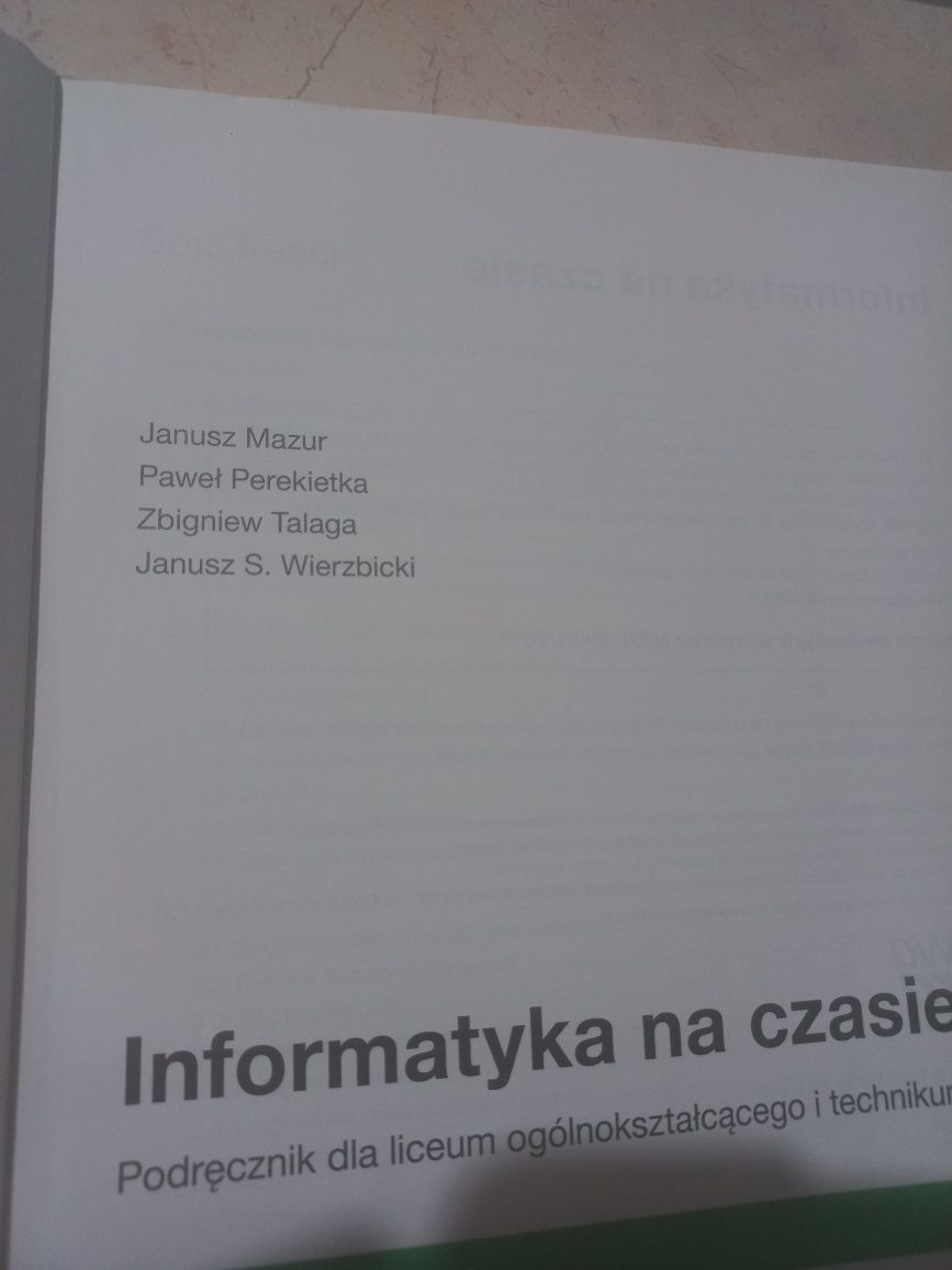 Informatyka na czasie 1 podrecznik