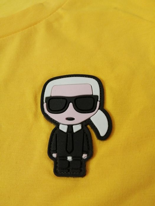 NOWA damska koszulka Karl Lagerfeld t-shirt KL bluzka ikonik xxl 44