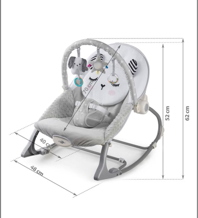 Крісло-гойдалка Nukido з вібрацією