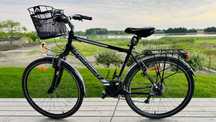 Rower miejski Eurobike 28, shimano deore, amortyzatory, SUNTOUR NCX