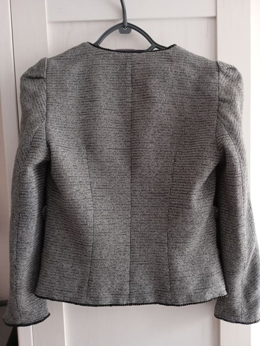 Marynarka, żakiet Zara ze srebrną nitką
