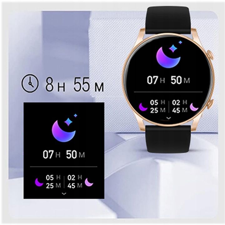 Smartwatch Zegarek Damski Polskie Menu Rozmowy Zdrowie Sport Amoled 4