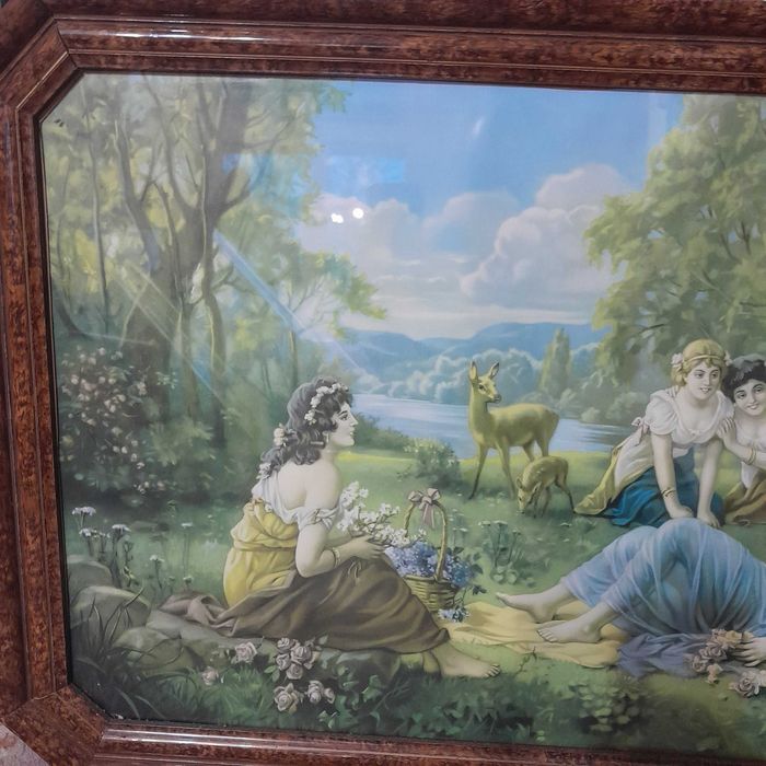 stary obraz  do babcinej sypialni