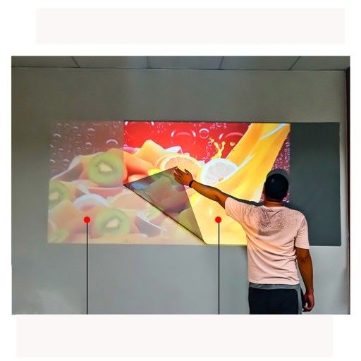 Ekran projekcyjny 120-calowy materiałowy