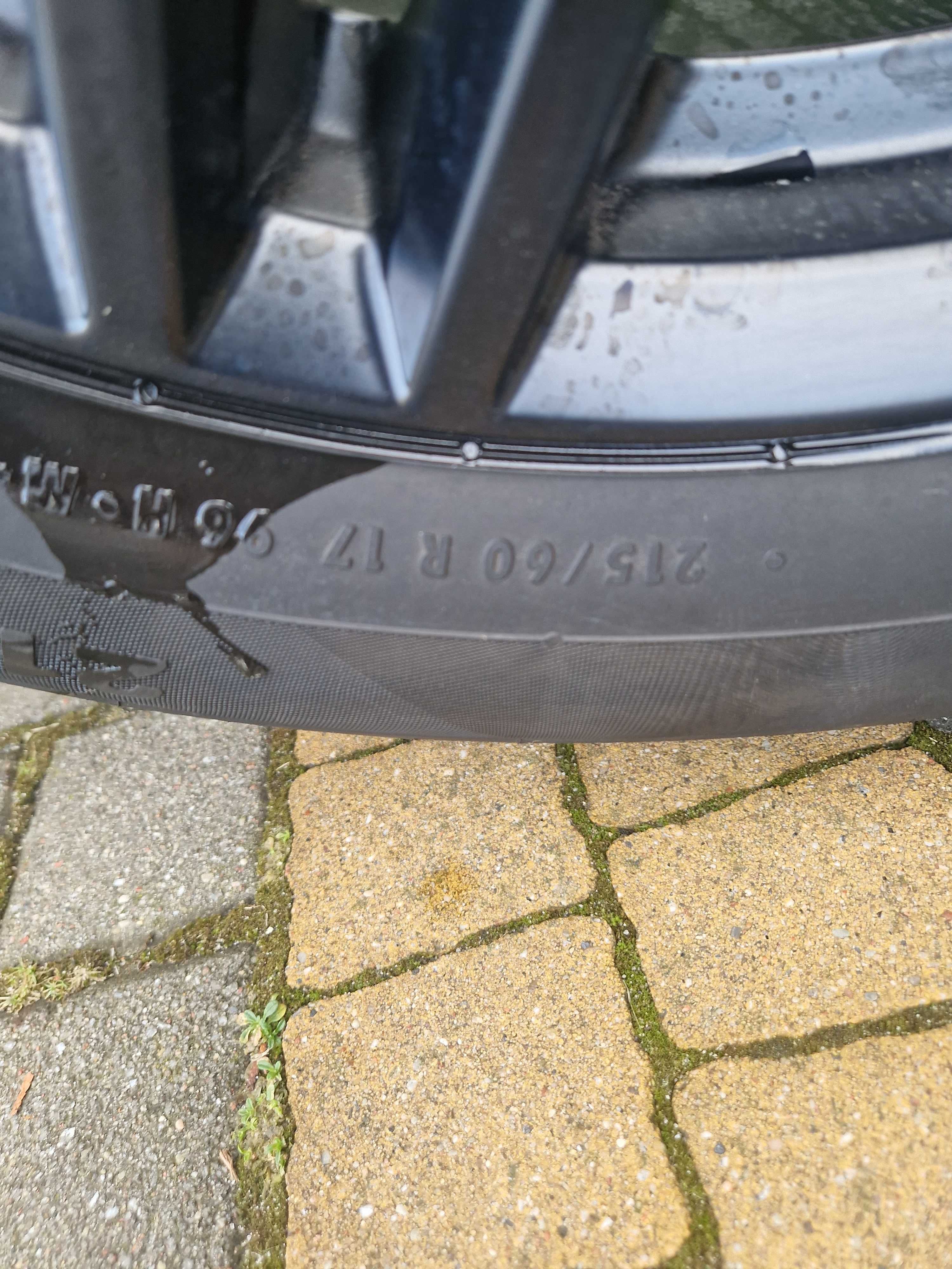 Felgi aluminiowe Koła MERCEDES AMG  17"5x112 opony gratis CZARNY MAT