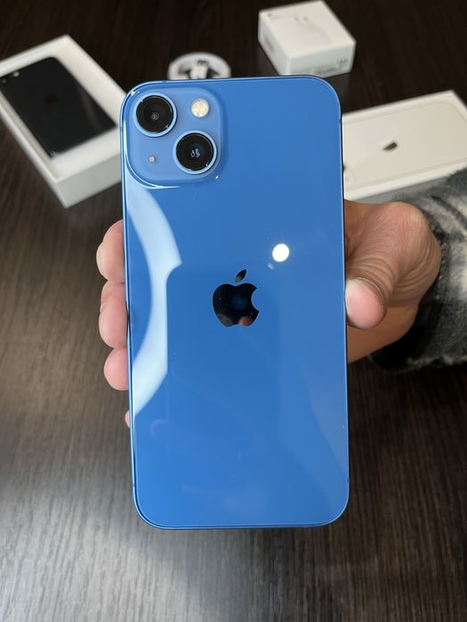 Акум 92% IPhone 13 128 GB ІДЕАЛ ГАРАНТІЯ Neverlock Синій айфон невер
