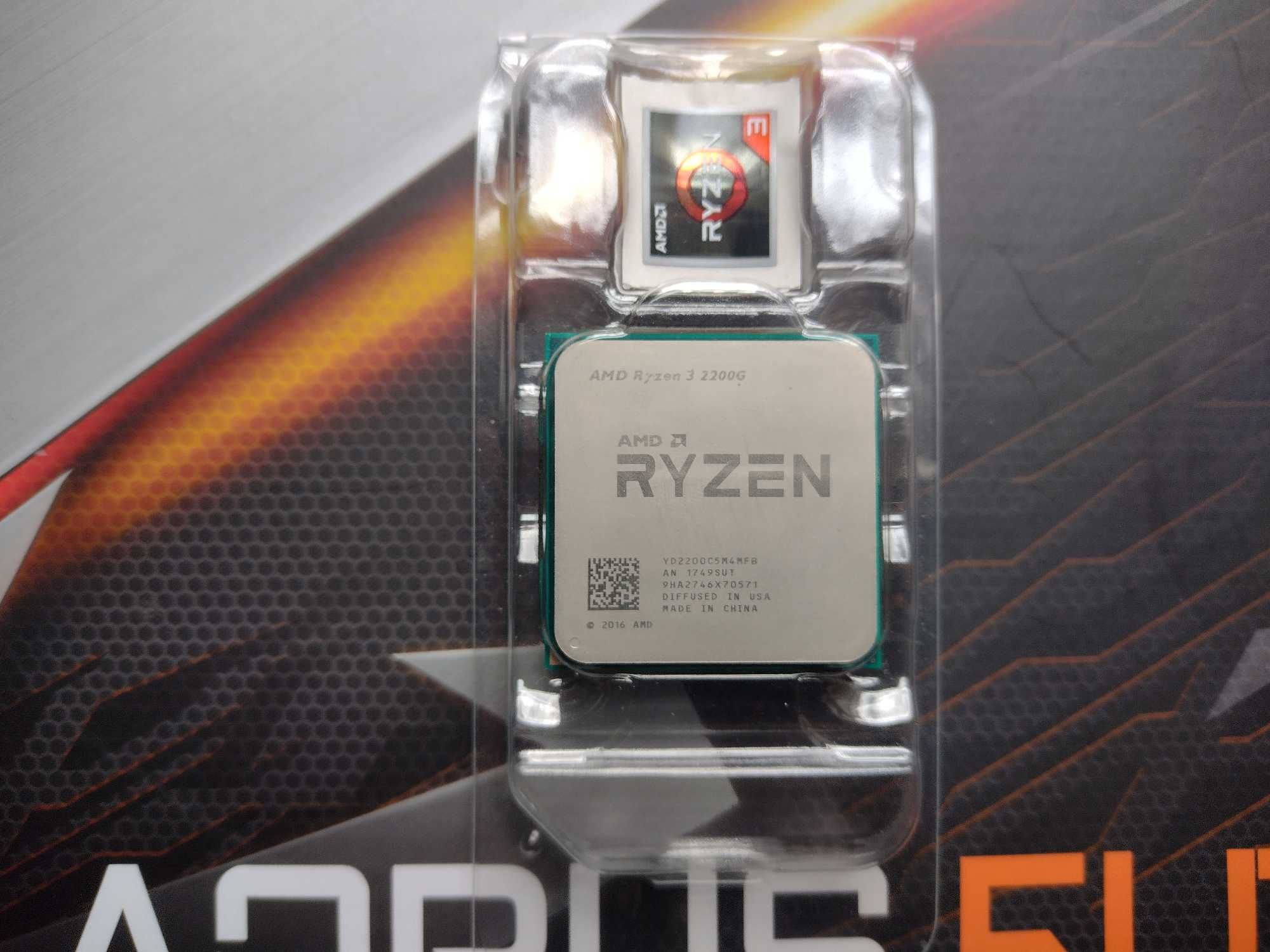 Procesor AMD Ryzen 3 2200G GPU Grafika VEGA 8 Cooler AMD BOX