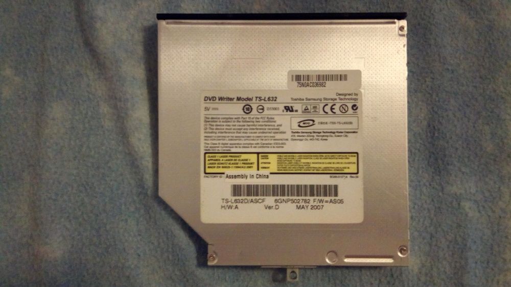 Toshiba Samsung TS-L632 DVD RW (Laptop)