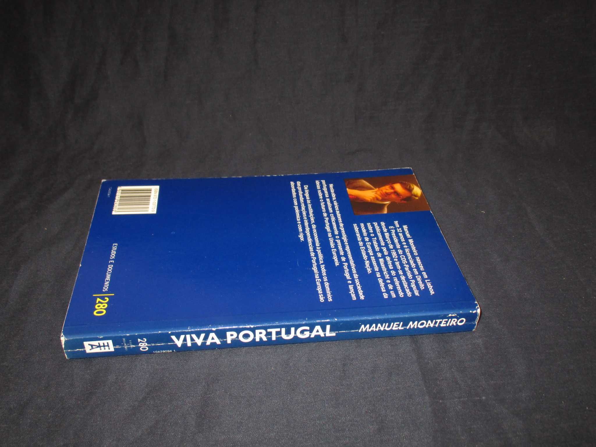 Livro Viva Portugal Uma Nova Ideia da Europa Manuel Monteiro