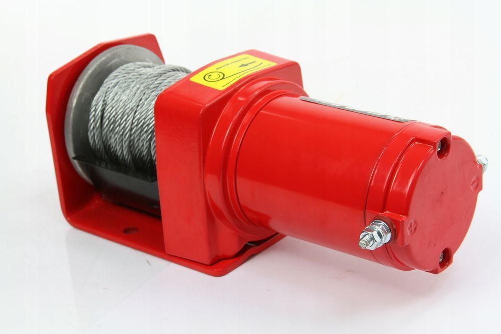 Wyciągarka Wciągarka Elektryczna 12V 2500Lbs Rolki + Zdalny Pilot