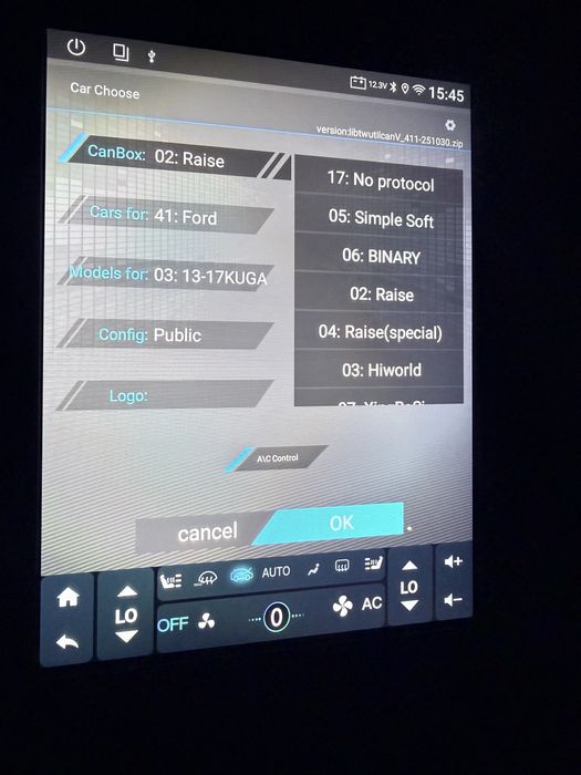 2 din radio Ford Kuga 2013 4/64 gb