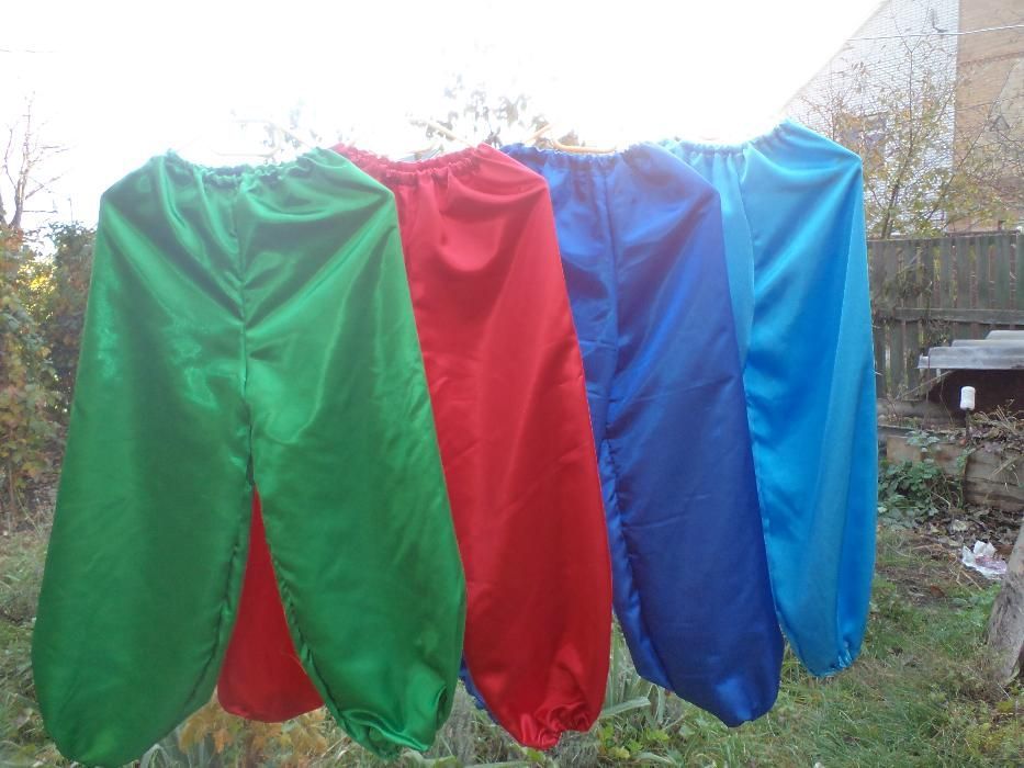 шаровари  українські на зріст 116-140 атлас